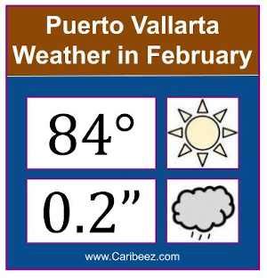 average temperature puerto vallarta february.